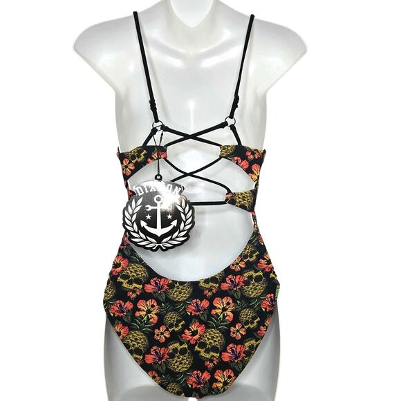 Dixxon Women's Cindi One Piece Swimsuit - Hall Pass Size L NWT - Picture 2 of 3